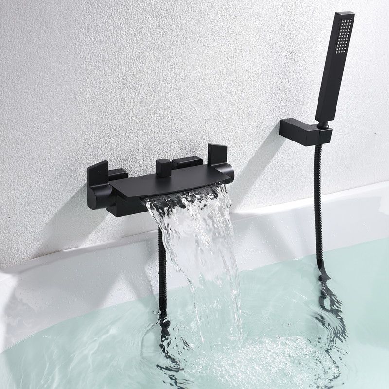 Classic Bath Faucet Solid Color Wall Mounted Waterfall Bathroom Faucet