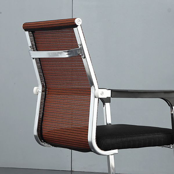 Modern Desk Chair Mesh Computer Chair Conference Chair No Wheels