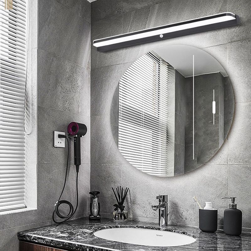 Lineaire SCONCE LIMMUTE Moderne stijl LED -metalen wandgemonteerd licht met lichaamsinductie