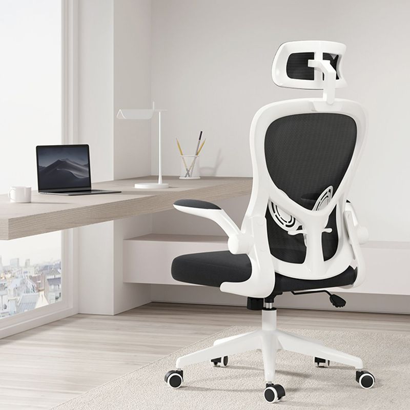 Modern Padded Arms Chair Tilt Mechanism No Distressing Ergonomic Desk Chair