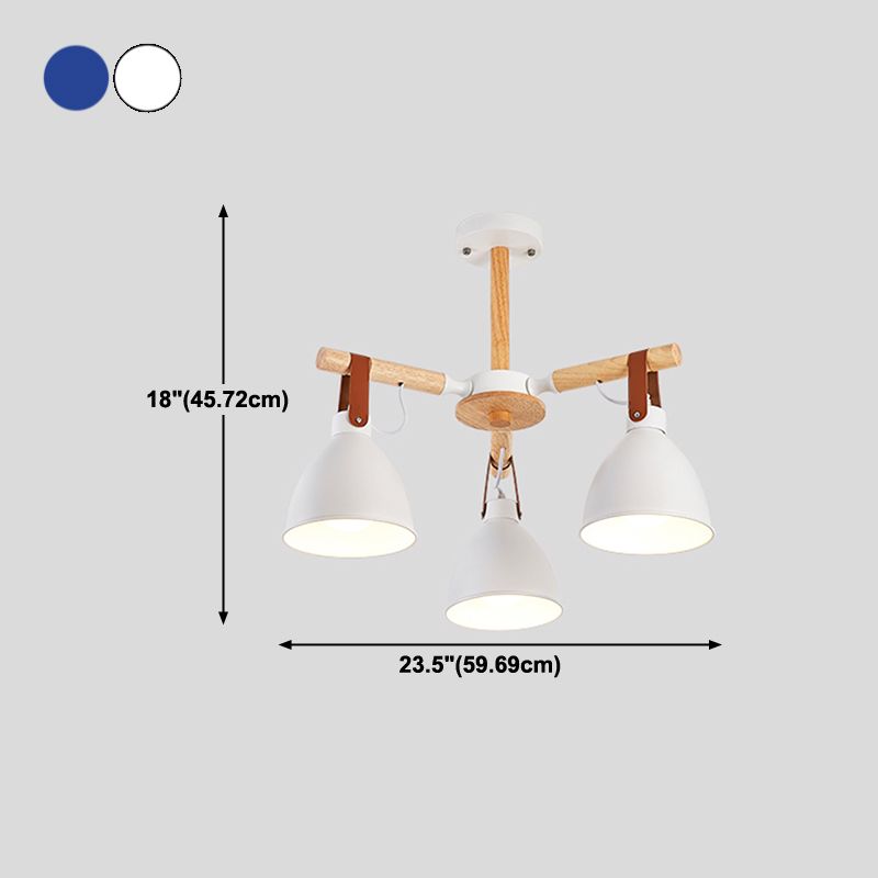 Multi -Light -Schüssel Ast Hängende Lichter moderne Metallhängung Licht für Wohnzimmer