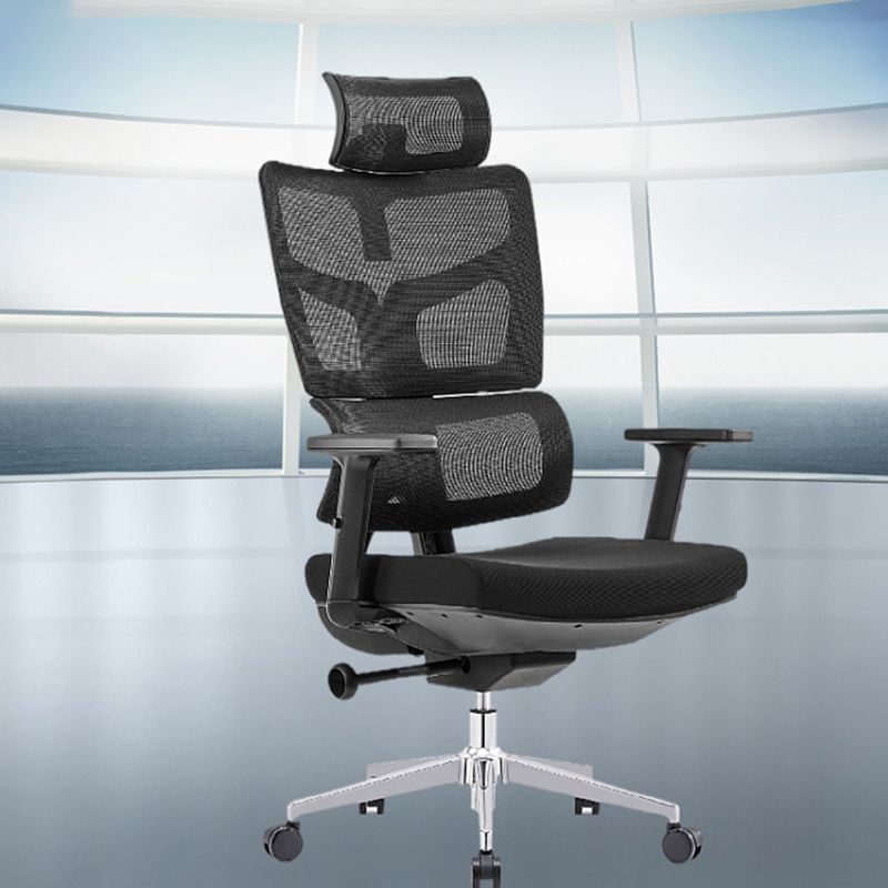 Removable Arms Office Chair Adjustable Seat Height Desk Chair with Wheels