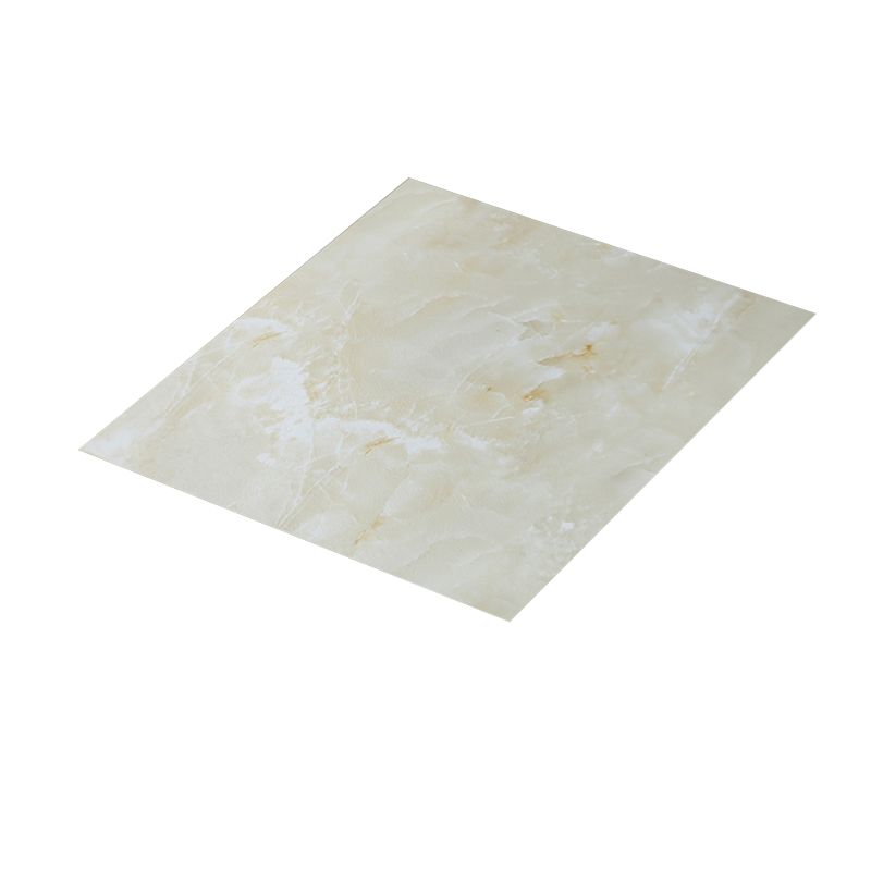 Peel and Stick PVC Flooring Smooth Marble Look Fireproof Vinyl Flooring