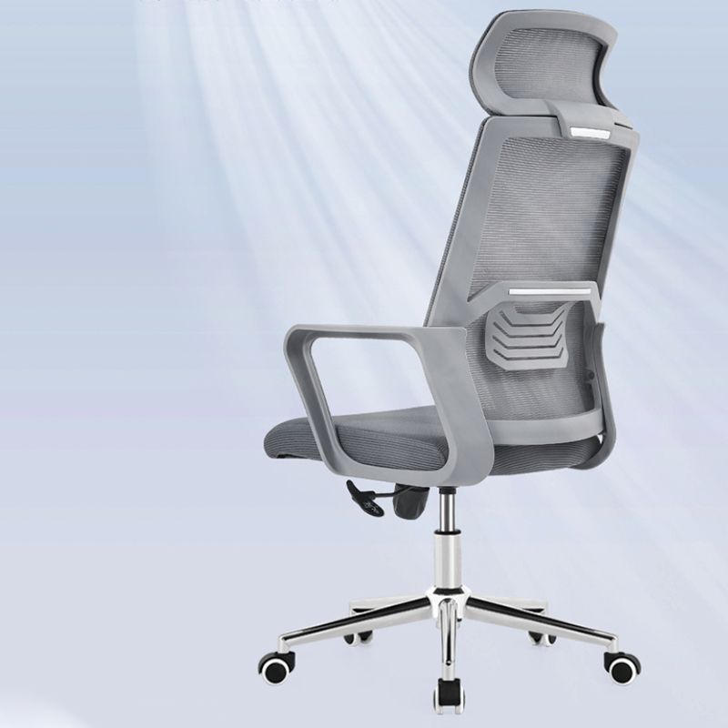 Fixed Arms Office Chair No Distressing Ergonomic Chair with Wheels