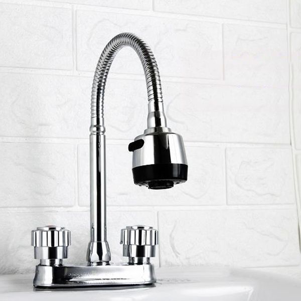 Modern Style Vessel Faucet Copper Knob Handle Low Arc Vessel Faucet