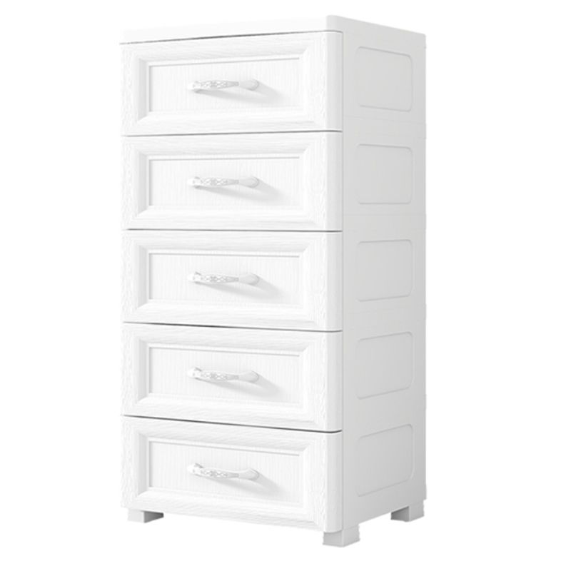 Contemporary Baby Dresser Plastic Kids Furniture for Bedroom