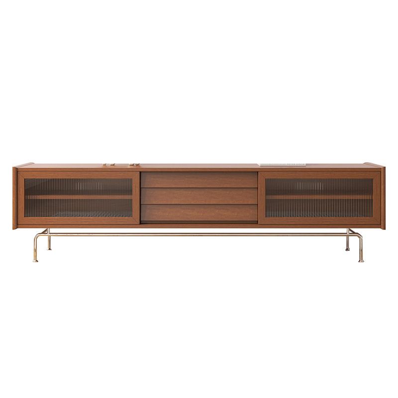 Scandinavian TV Stand Console Solid Wood TV Console for Living Room