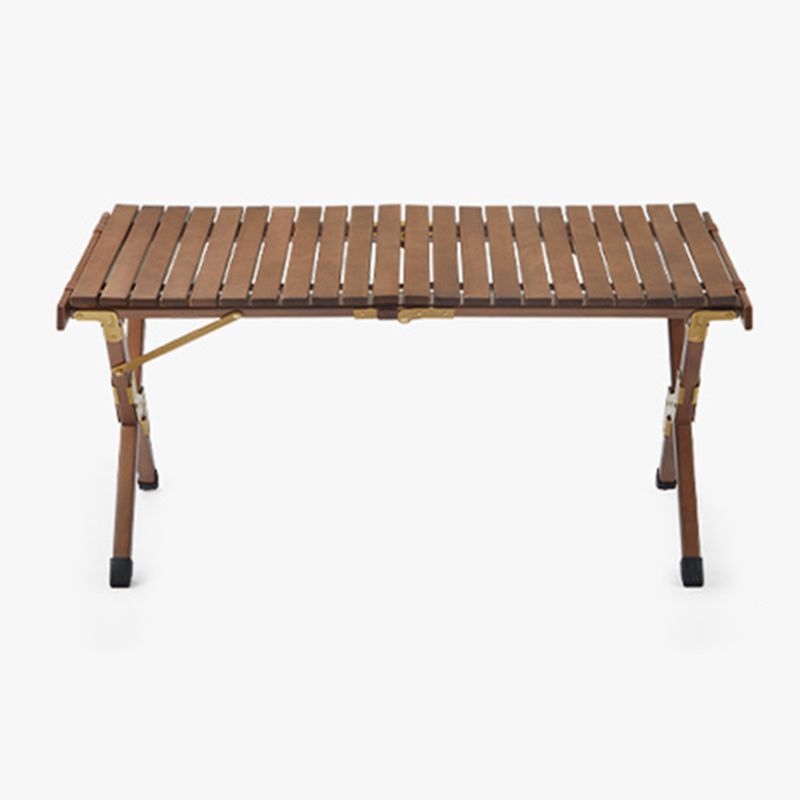 Solid Wood Removable Camping Table Modern Rectangle Camping Table