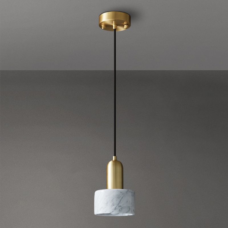 Marble Hanging Light Contemporary Pendent Lighting Fixture for Drawing Room