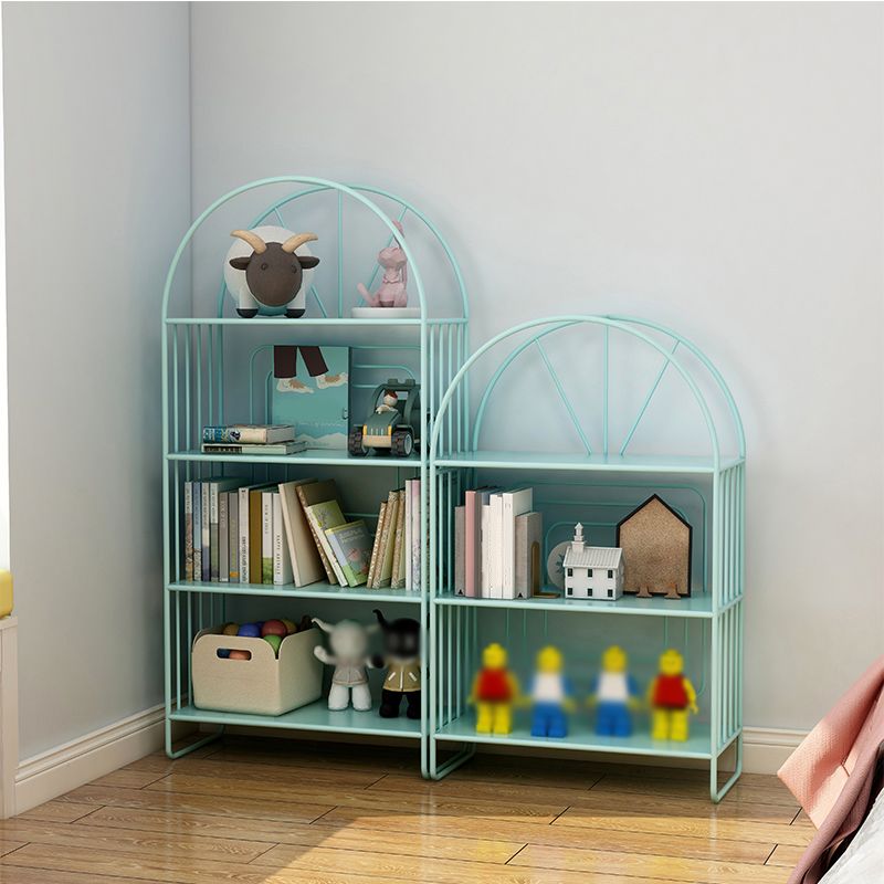 Open Back Bookshelf Scandinavian Style Bookcase for Home Office Study Room