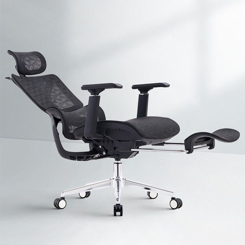 24" Wide Modern Desk Chair Breathable AirGrid Adjustable Arms Office Chair