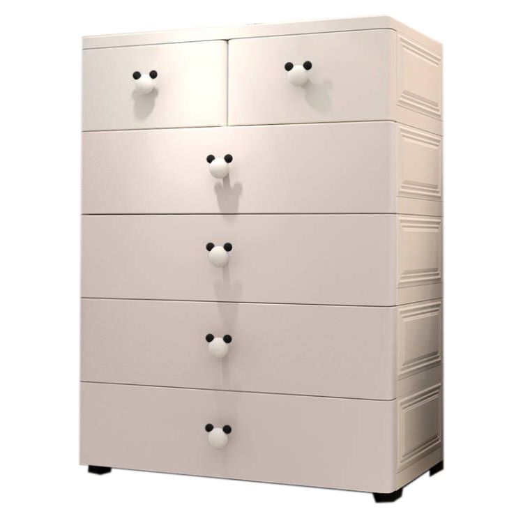 Modern Kids Dressers Plastic Kids Furniture with Drawers for Bedroom