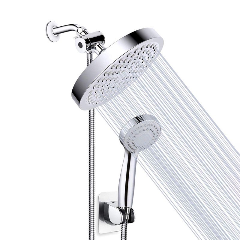 Contemporary Style Shower Head Metal Bathroom Shower Head with Hose