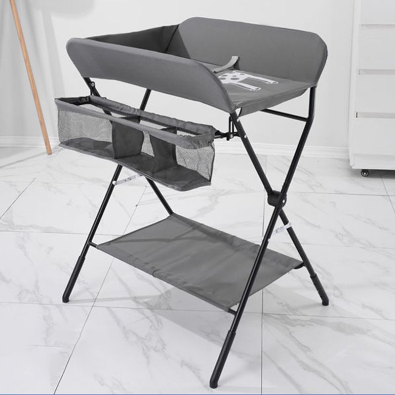 Portable Changing Table Modern Baby Changing Table with Basket