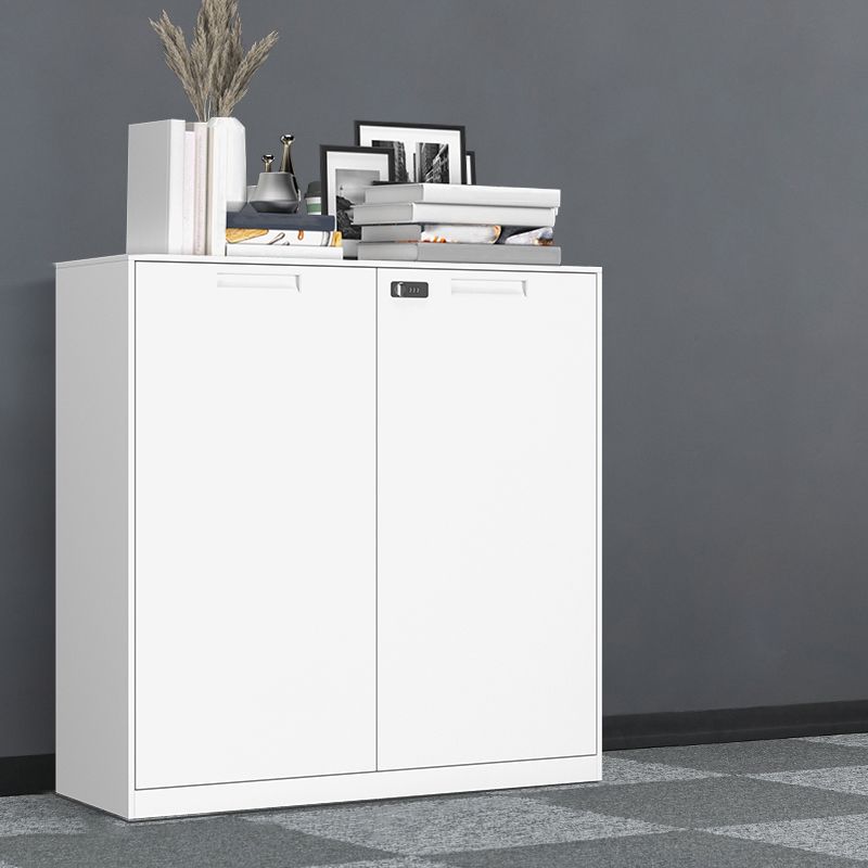 Modern Style Vertical Filing Cabinet Glass Filing Cabinet with Locking Storage