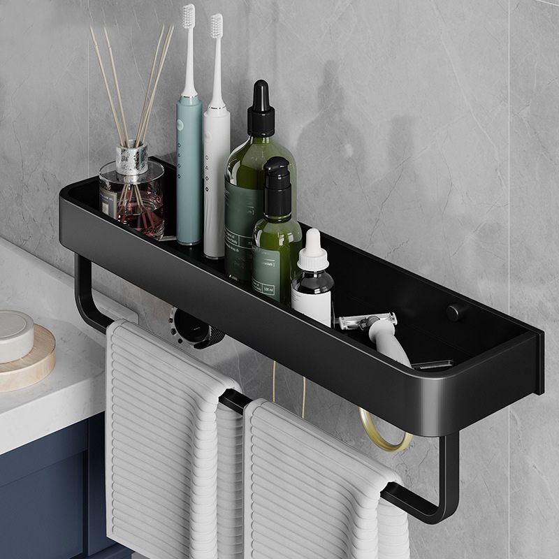 Contemporary Bathroom Accessories Hardware Set Aluminum Bath Shelf