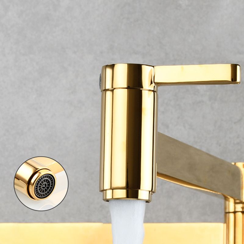 Gorgeous Brass Wall Mounted Faucets Stain Resistant Wall Mounted Bathroom Faucet