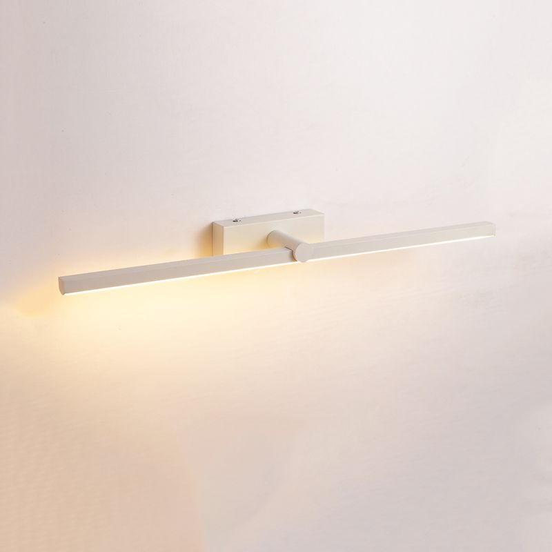 Modern Style Linear Shape Wall Lighting Metal 1 Light Wall Lights for Bathroom