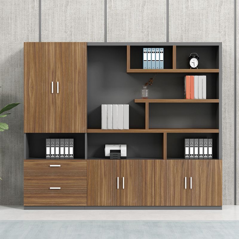 Vertical Contemporary Filing Cabinet Engineered Wood File Cabinet