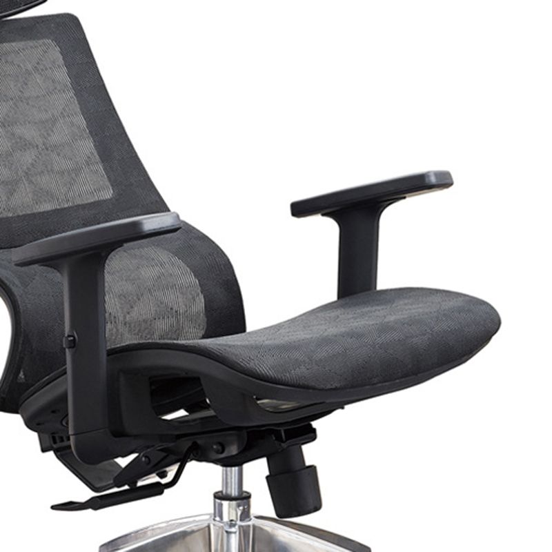 Arms Included Swivel Office Chair Ergonomic Mesh Lumbar Support Desk Chair