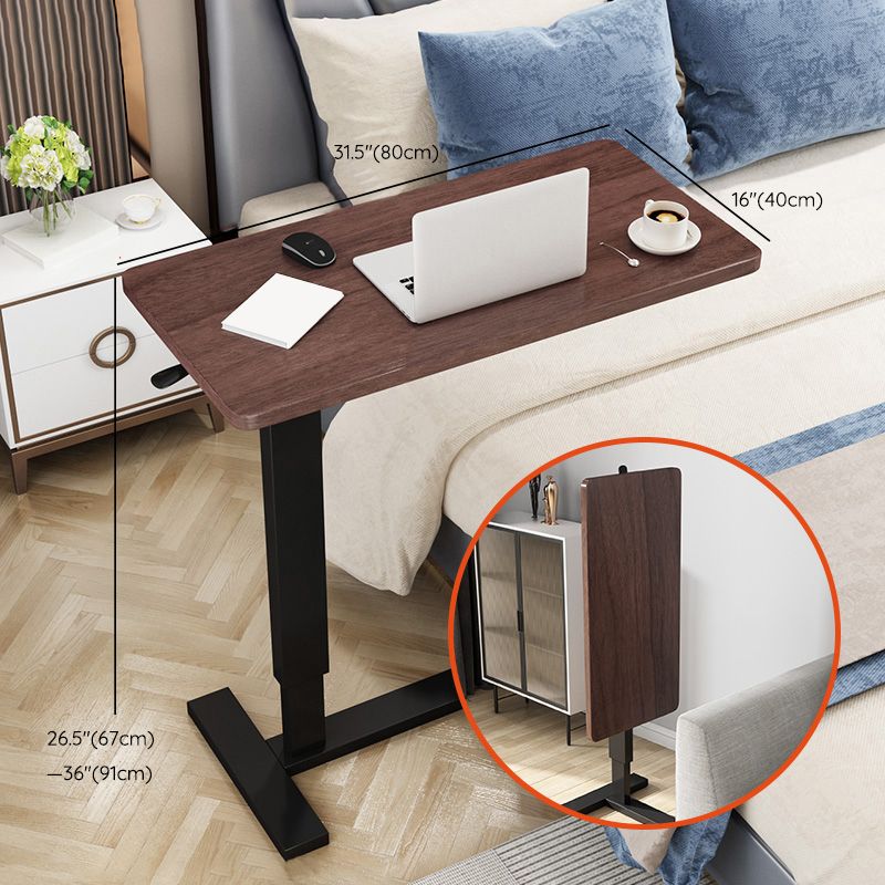 Adjustable Height Bedroom Writing Desk Pedestal Base Office Desk