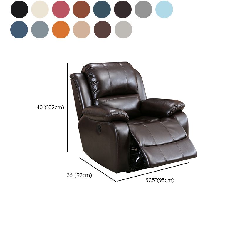 Traditional Standard Recliner Metal Indoor Swiveling Manual-Push Botton