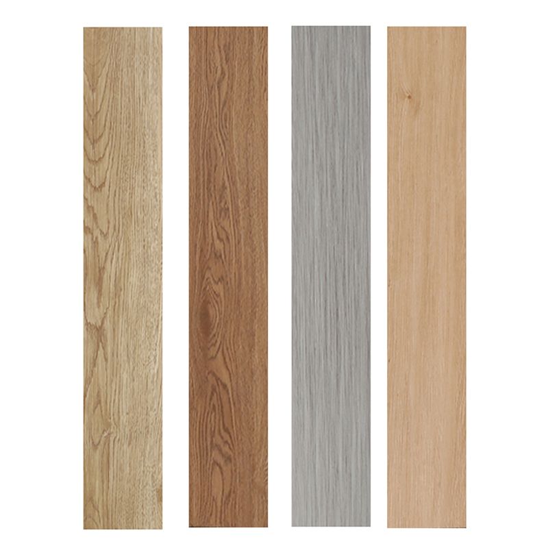 Peel and Stick PVC Flooring Smooth Wood Look Vinyl Flooring for Living Room