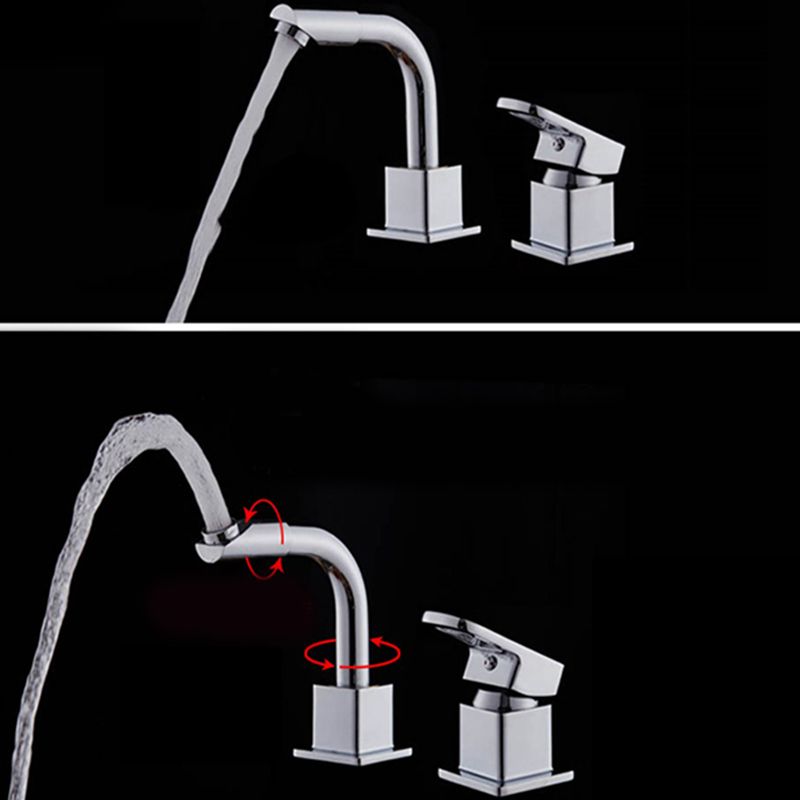 Chrome Bath Faucet Trim with Lever Handle Deck Mount Tub Faucet