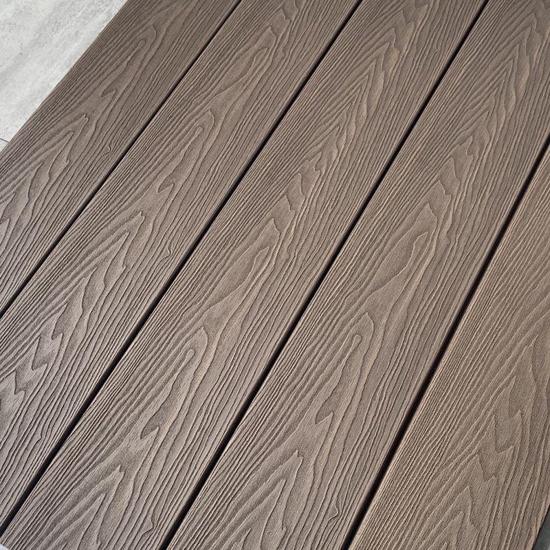 Outdoor Floor Patio Wooden Stripe Composite Waterproof Deck Plank