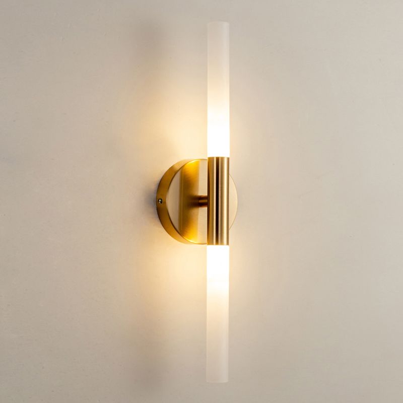 2 Light Line Shape Wall Mounted Light Modern Sconce Light Fixture