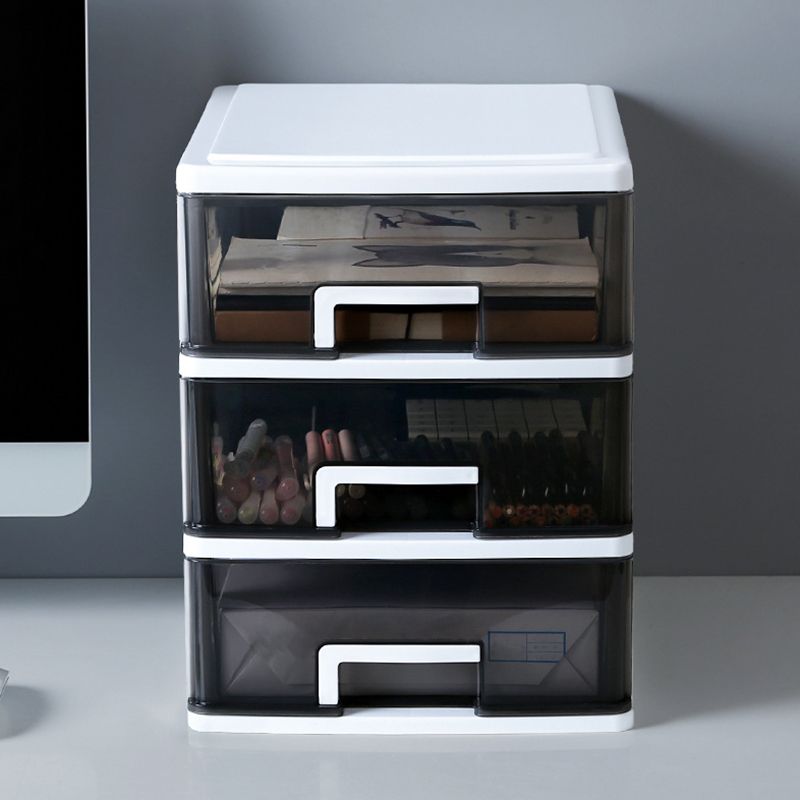 Vertical Modern File Cabinet Drawers Plastic File Cabinet for Home or Office