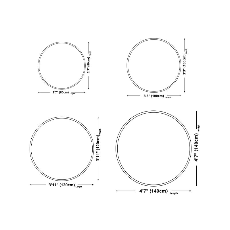 Semplice tappeto rotondo tappeto poliestere tappeto interno per la decorazione della camera da letto