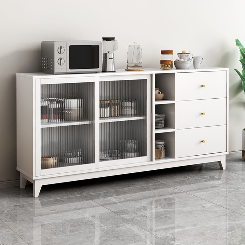 Rectangle Storage Sideboard Contemporary Wooden Kitchen Cabinet