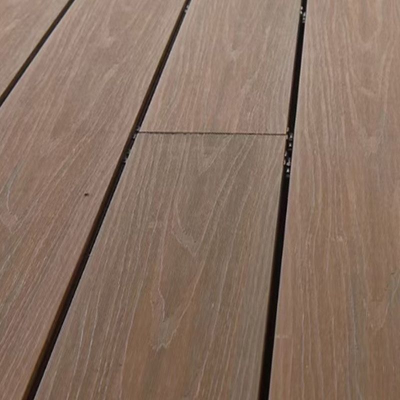 Classic Interlocking Deck Plank Solid Color Patio Flooring Tiles