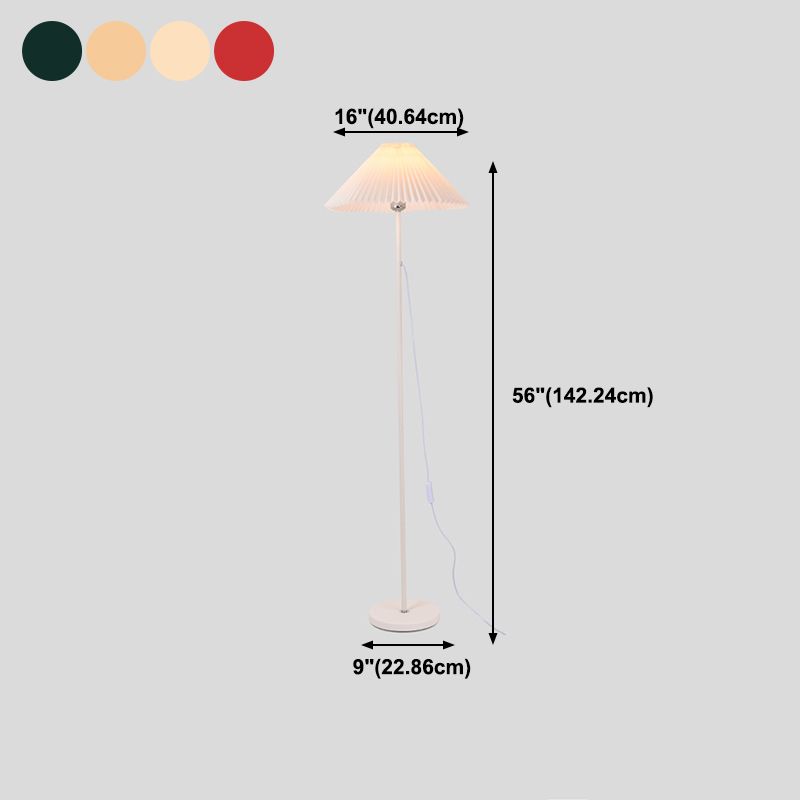 Geometrische vorm stof Vloer Licht Moderne stijl 1 Lichte vloerlichtarmaturen