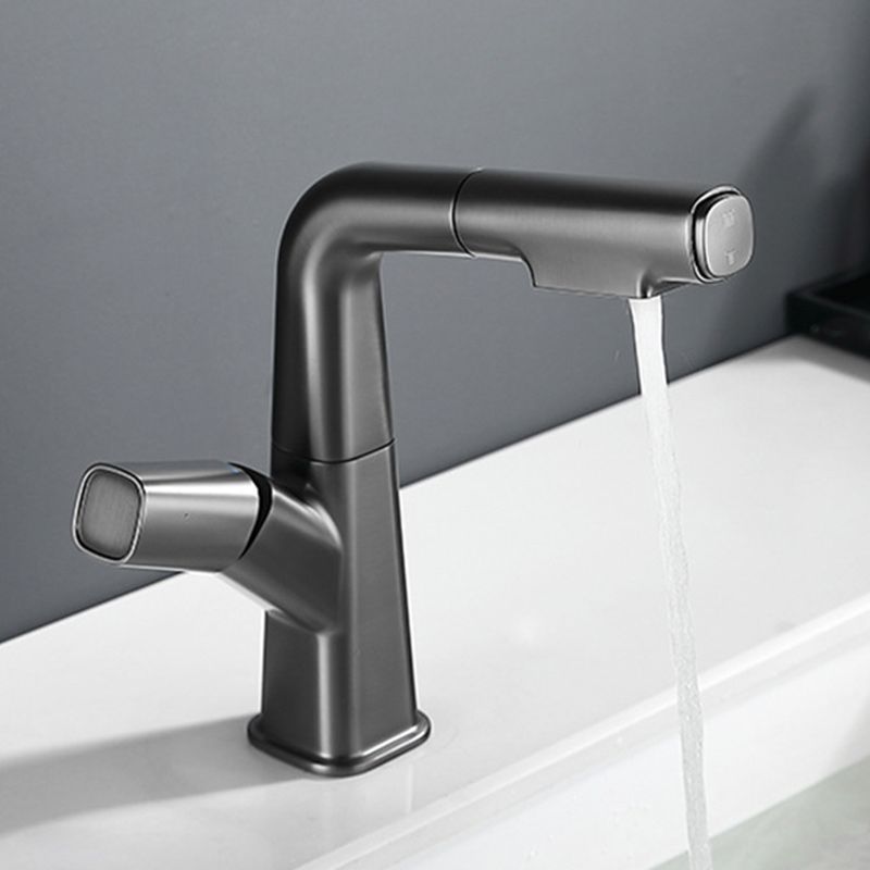 Modern Vessel Faucet Brass Lever Handles Swivel Spout Vessel Sink Bathroom Faucet