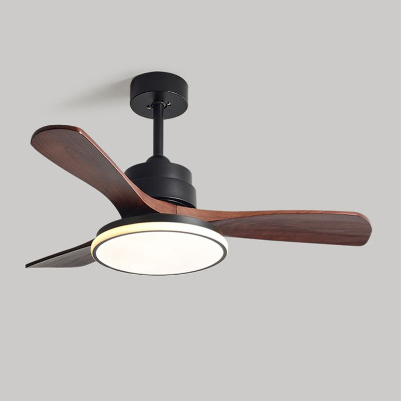 Minimalism Ceiling Fan Light Fixture Contemporary LED Ceiling Flush Mount for Kids' Room