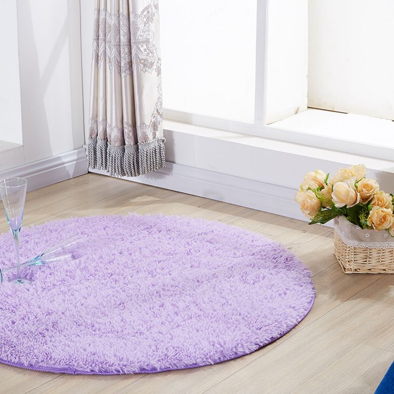 Tapis de confort multicolore Polypropylène Couleur de couleur Couleur de couleur Not Slip Backing Pet Friendly Washable pour chambre à coucher