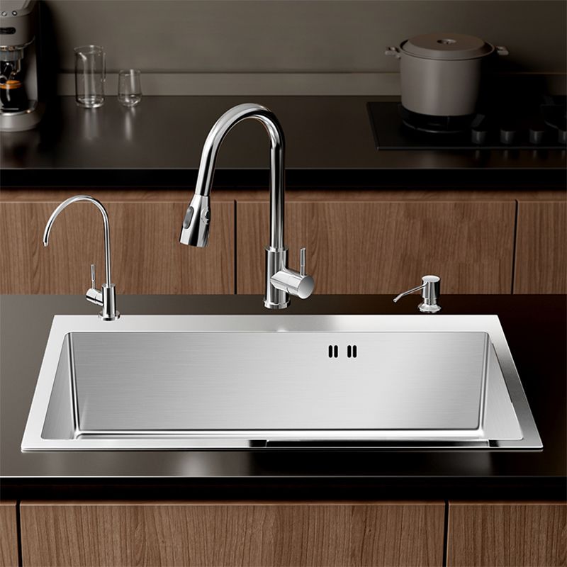 Classic Style Kitchen Sink Set Stainless Steel Corrosion Resistant Kitchen Sink Set