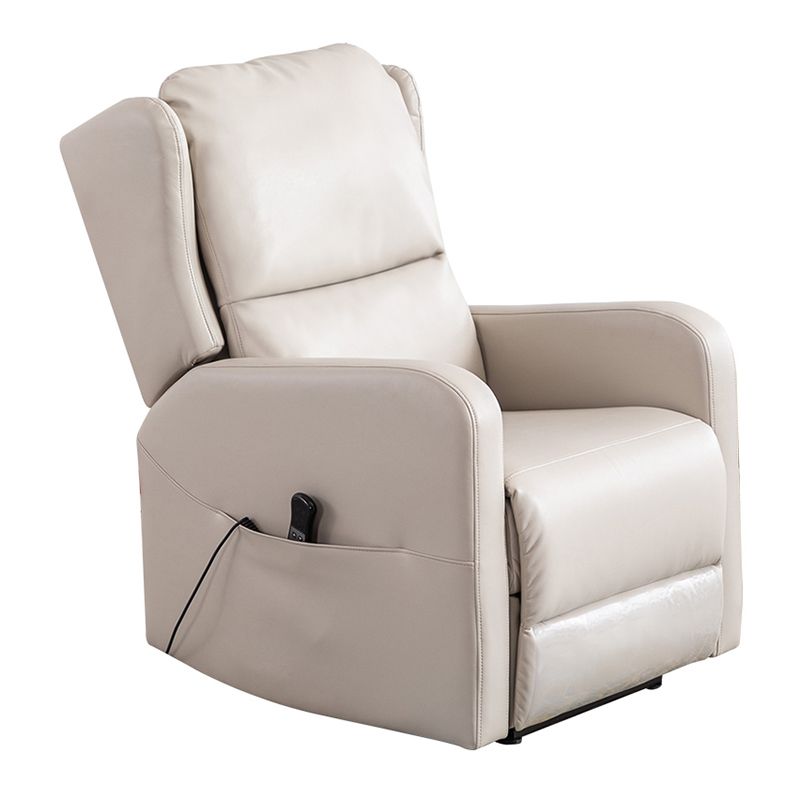 Contemporary Faux Leather Club Chair Recliner Massage Home Theater Recliner