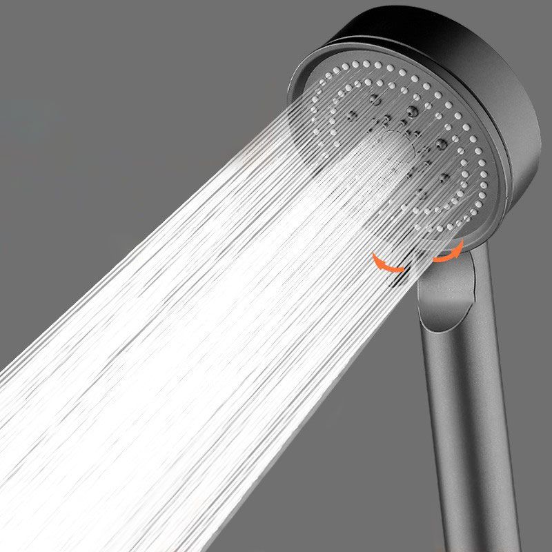 Contemporary Shower Head Combo Handheld Shower Head Plastic Wall-Mount Round Shower Combo