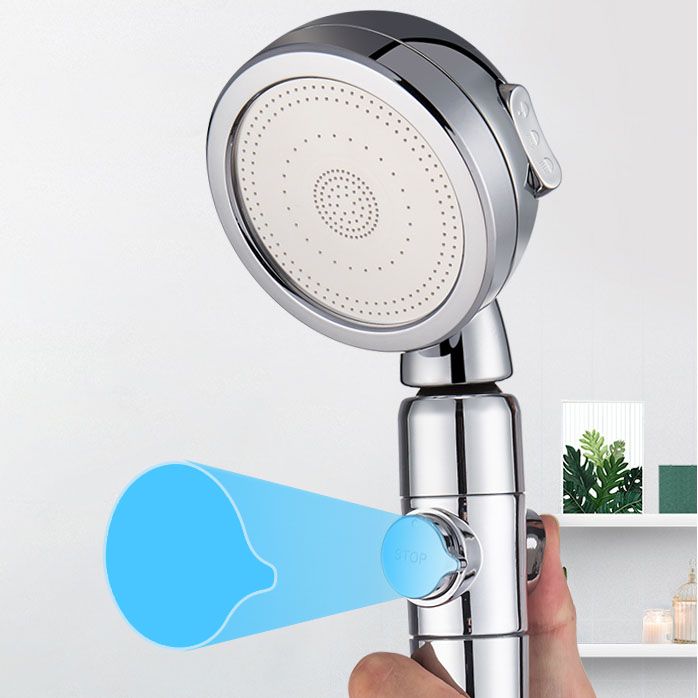 Metal  Universal Pressurized Shower Head Adjustable Water Flow Handheld Shower Head