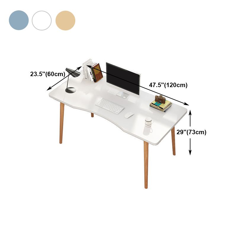 Modern Home Freeform Writing Desk Artificial Wood Bedroom Desk