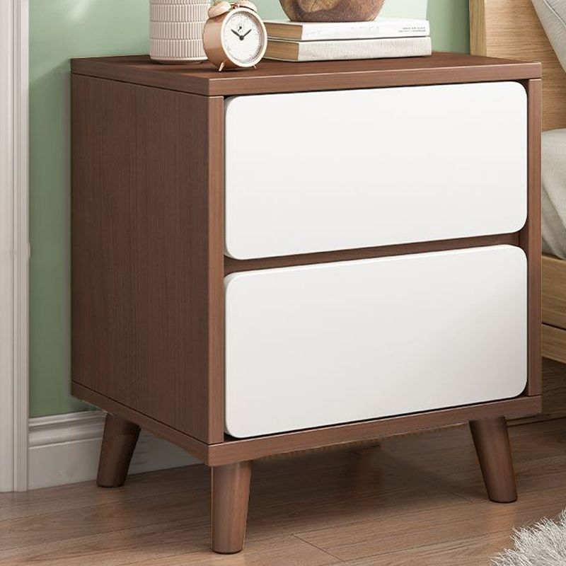 Modern Manufactured Wood Bed Nightstand Drawers Included Night Table for Bedroom