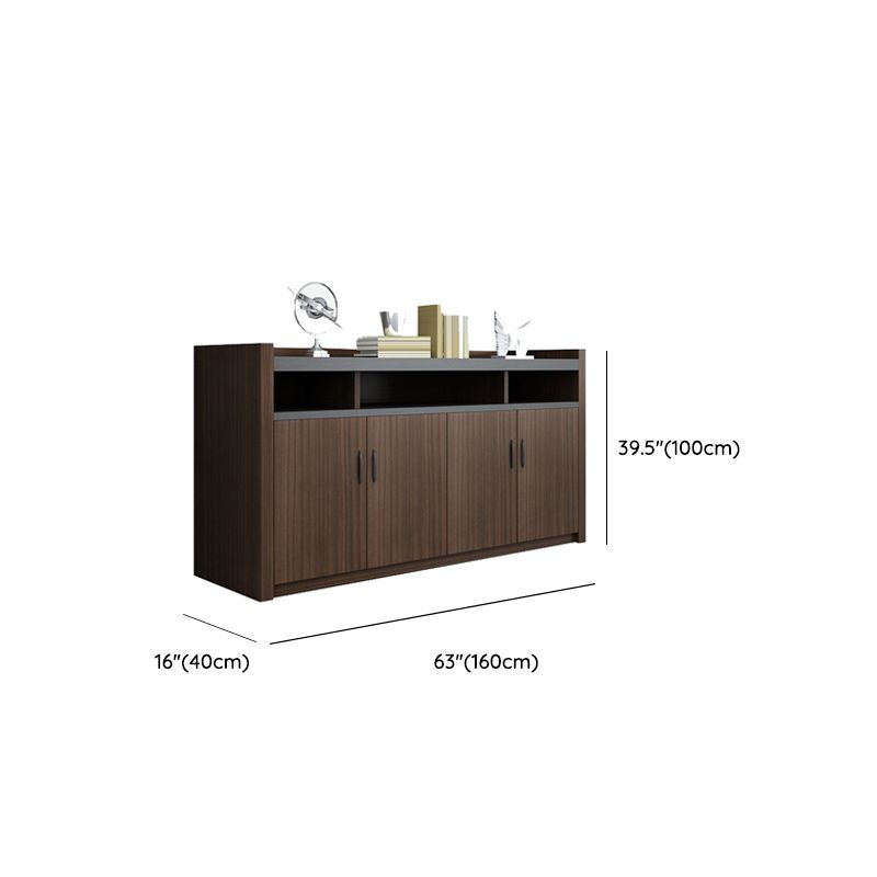 Modern Style File Cabinet Wooden Frame Storage Filing Cabinet for Office