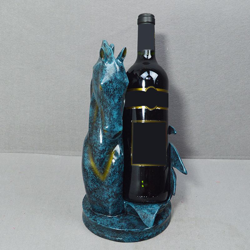 Glam Resin Wine Rack Bottle Tabletop Wine Rack Bottle for Living Room