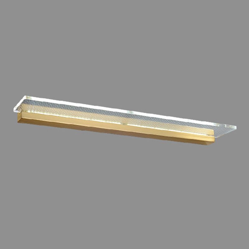 Contemporary Bath Bar Vanity Lighting Golden LED Light for Bathroom