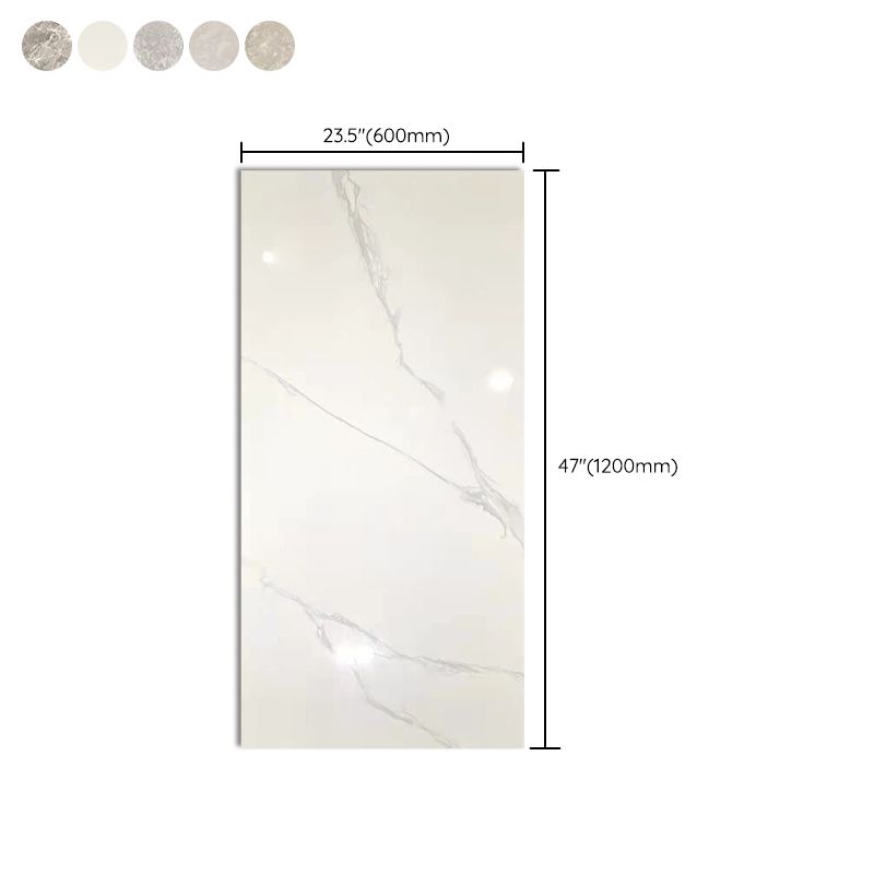 Home Indoor Floor Wall Tile Polished Marble Print Rectangle Ceramic Floor Tile