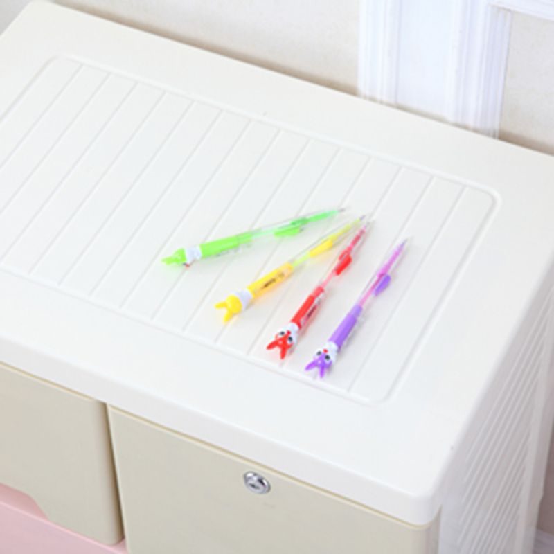 Contemporary Plastic Nursery Dresser Vertical Kids Furniture for Bedroom