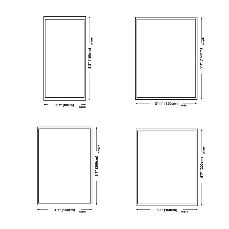 Simplicità semplice tappeto poliestere tappeto interno tappeto non slittamento tappeto per la decorazione della casa